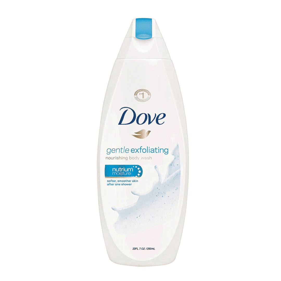 DOVE BODY WASH GENTLE EXFOLIATING 250ML